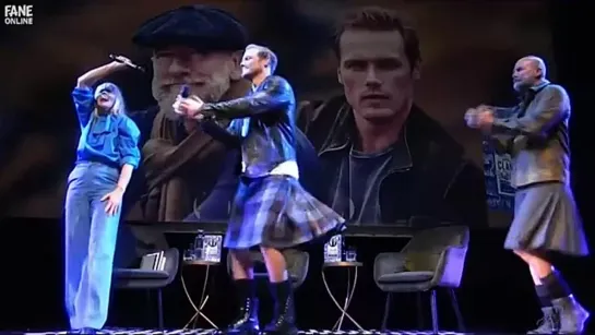 The only way to end the show with Sam Heughan and Graham Mctavish