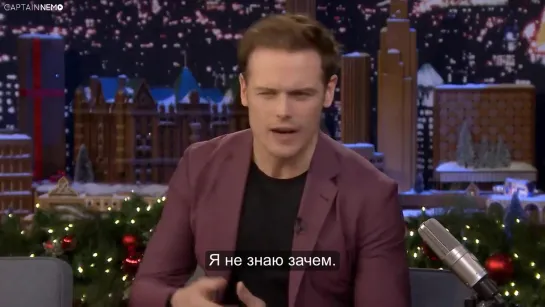 Outlanders Sam Heughan Entertains Those James Bond Rumors [RUS SUB]