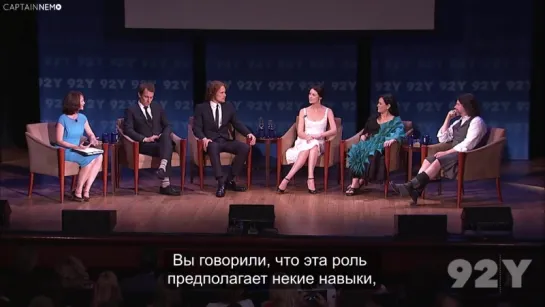 [RUS SUB] 92Y Plus_An Outlander Evening with Series Cast, Author, and Producer 2014 - Part 1