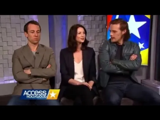 Tobias Menzies, Caitriona Balfe & Sam Heughan: The Chemistry Of 'Outlander's' Sexy Trio