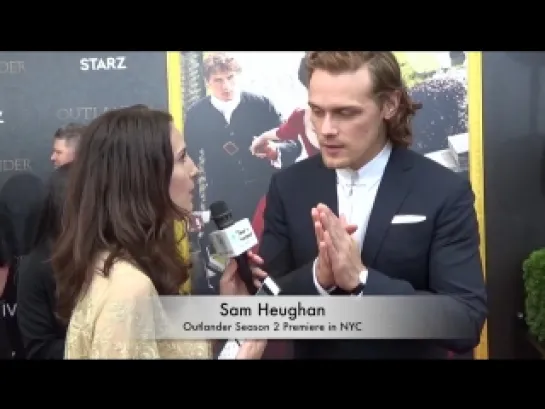 That's Normal_Sam Heughan at the Outlander Season 2 Premiere