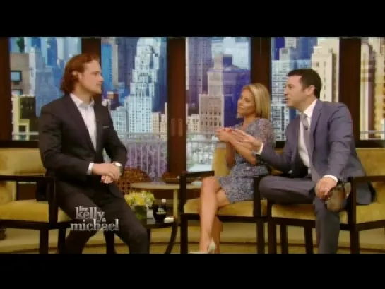 Sam Heughan interview Live! With Kelly and Michael 04.08.2016