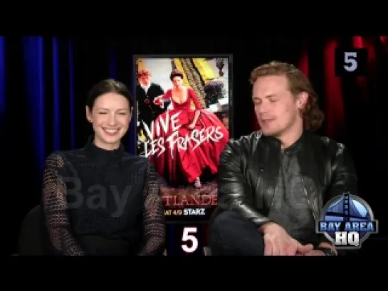 OUTLANDER SEASON 2 STARS PLAY OUR HILARIOUS SEX GAME! Caitriona Balfe and Sam Heughan