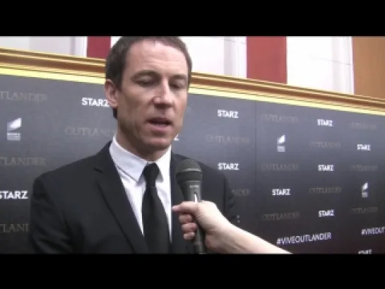 Tobias Menzies Outlander Season 2 Premiere NYC