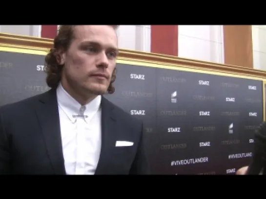 Sam Heughan Outlander Season 2 Premiere NYC