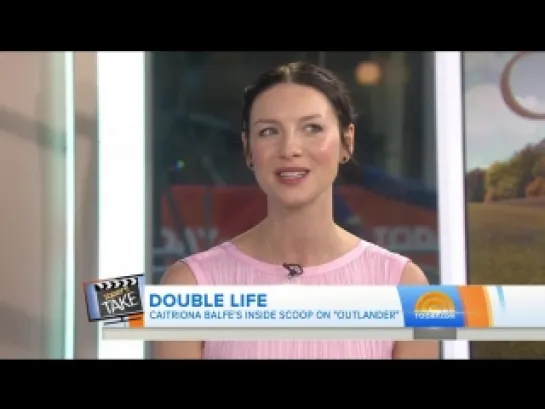 Caitriona Balfe- Costar’s Fascination With My Fake Baby Belly ‘Got Awkward’ - TODAY