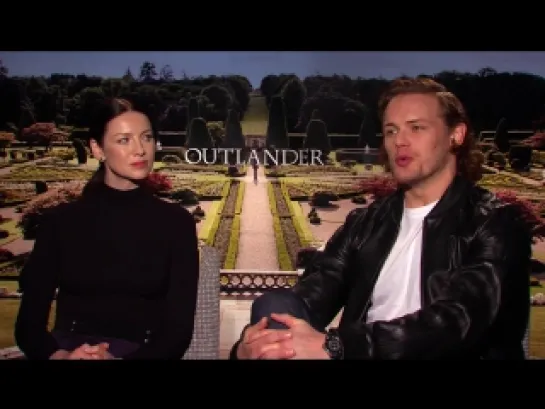 Caitriona Balfe and Sam Heughan Talk with Arthur Kade about Outlander Season 2