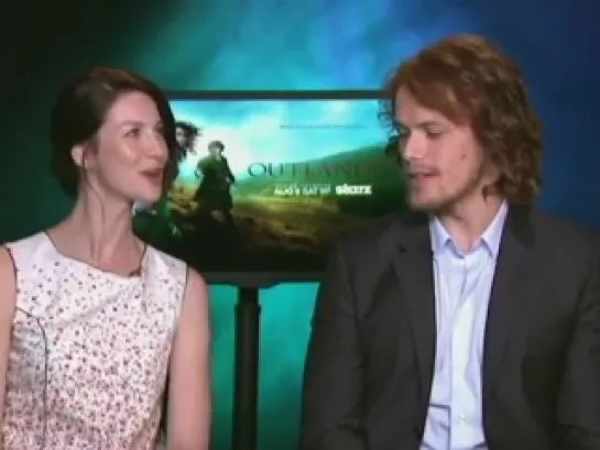 Caitriona Balfe and Sam Heughan (Outlander)