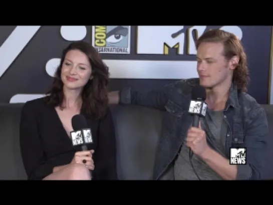 MTV -  Sam Heughan  Caitriona Balfe On Honoring the Books