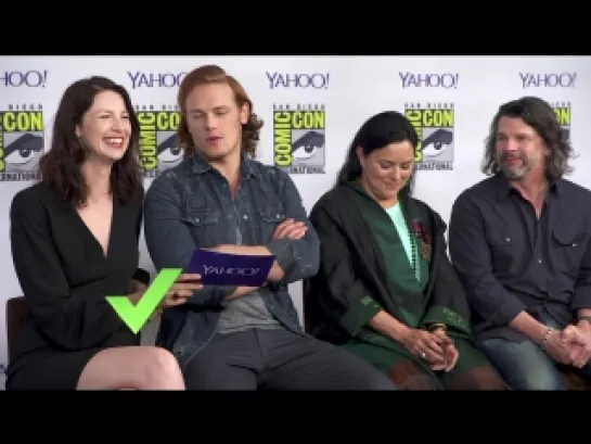 TV Yahoo - How Well Does the Cast of 'Outlander' Know Their Own Show? Let's Play Stump the Star!