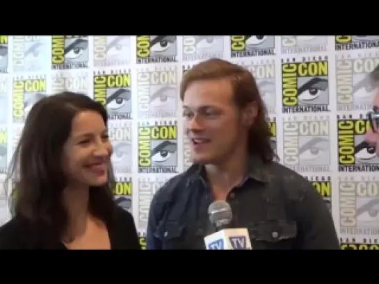 TV Fanatic - Caitriona Balfe and Sam Heughan Talk Outlander Season 2