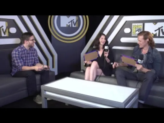 MTV - Caitriona Balfe Sam Heughan Play Know Your Co-Star Comic-Con 2015