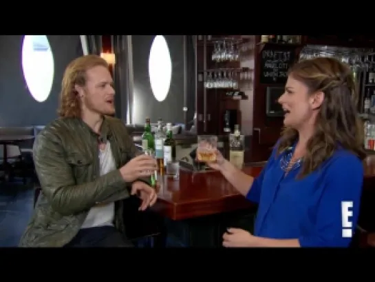 Watch with Kristin Sam Heughan Scotch Tasting