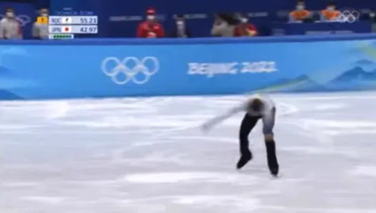 Yuzuru Hanyu Winter Olympics games 07.02.2022 (экранка)