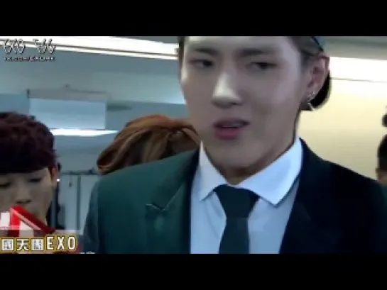 [РУСС. САБ] 140130 EXO Game cut @ TTV Red & White Superstar Entertainment Awards