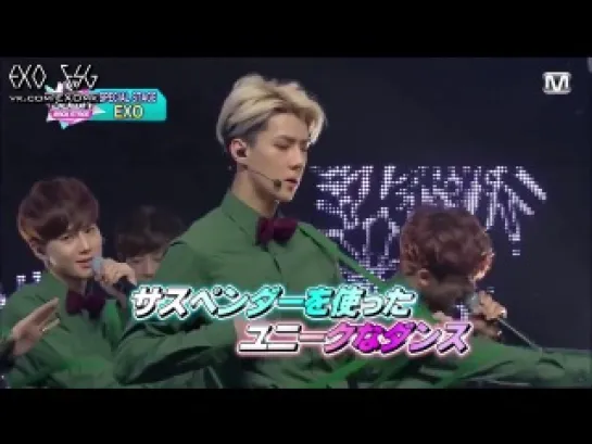 [РУСС. САБ] 140110 EXO Cut @ Mnet Japan M COUNTDOWN Backstage