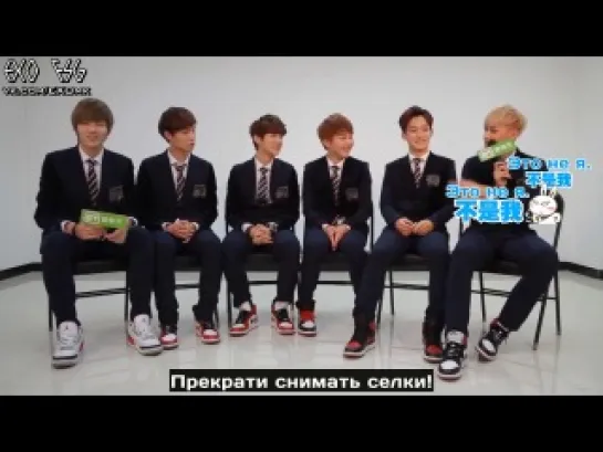 [РУСС. САБ] 140121 EXO-M Interview 2 @ IQiYi