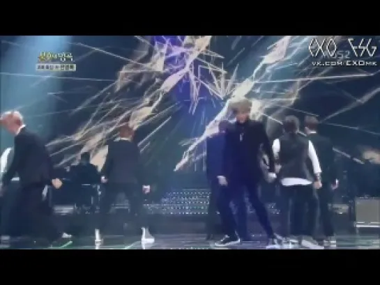 [РУСС. САБ] 130831 EXO - It's still a dark night @ Immortal Song 2