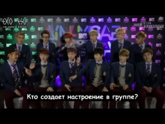 [РУСС. САБ] 131011 MTV Asia EXO Interview