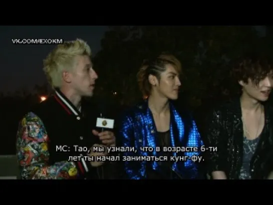 [РУСС. САБ.] EXO-M - JJANG! KCON Interview