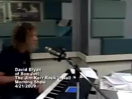 David Bryan - You Tore My Heart (live on the radio)