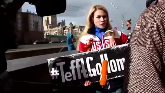 tEfft gO hOmE!!! Пошёл вон фашист проще говоря. Пикет у посольства США 22.03.2015