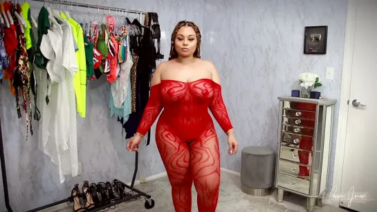 Sexy Plus Size _Curvy Bodystocking Lingerie Try On Haul