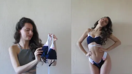 Try On Bikini Haul From Blooming Jelly 2019 Denaya