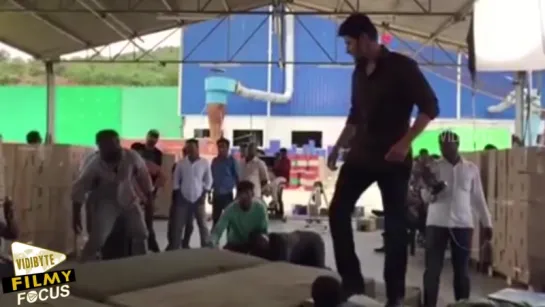 Mahesh Babu Srimanthudu Action Scene LEAKED Video