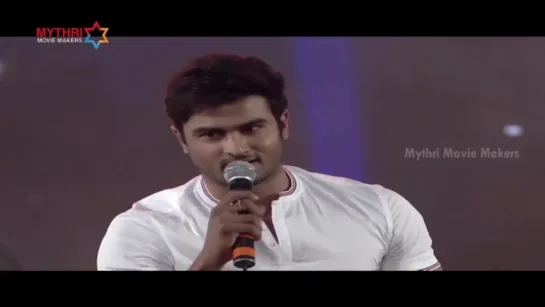 Srimanthudu Audio Launch\\ Sudheer Babu Speech _720р