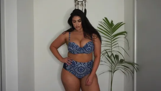 CURVY SENSE PLUS SIZE BIKINI TRY ON HAUL_ REVIEW _ LATECIA THOMAS