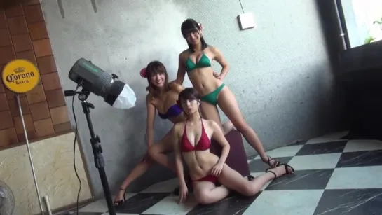 ＜柳ゆり菜・久松郁実・浅川梨奈＞YM看板トリオのビキニPARTY - Yuri Yuri, Ikumi Hisamatsu, Rina Asakawa YM signboard trios bikini party!