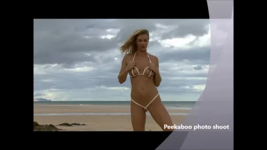 White Peekaboo bikini