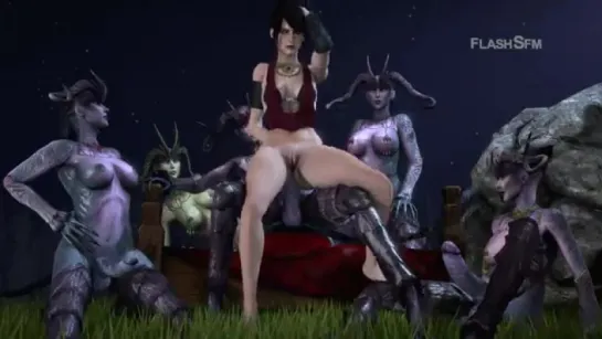 Dragon Age futanari Morrigan