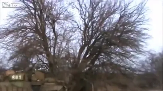 Russian and pro-Russian troops at Debal'tseve