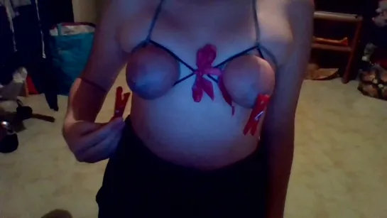 tits and nipples self punishment HD