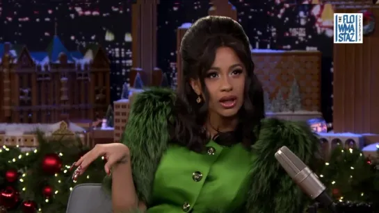 Cardi B на шоу Jimmy Fallon'a. Перевод: Flowmastaz [NR]