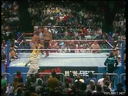 Randy Savage vs George Steele, Lumberjacks match, WWF Saturday Night's Main Event XI (02.05.1987)