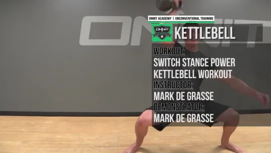 Split Stance Power Kettlebell Workout