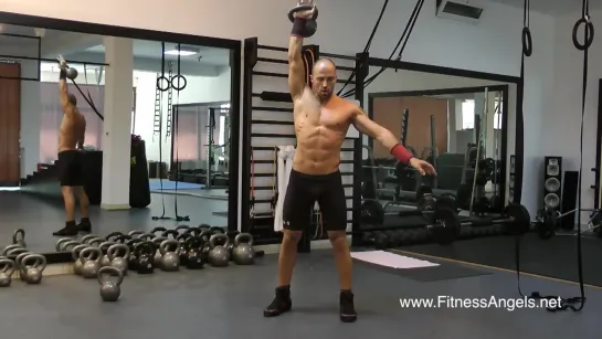 Kettlebell Full Body Extreme Interval Workout- Routine 1