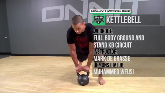 Full Body Ground and Stand Kettlebell Circuit