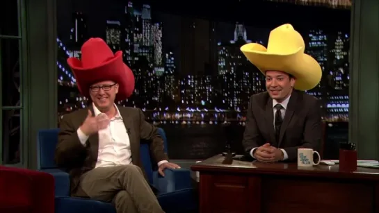 Jimmy Fallon and James Spader During Commercial Break (Late Night with Jimmy Fallon)