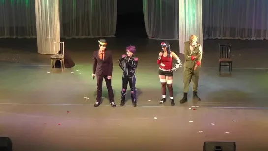 Siberia Otaku Saiten 2013. Сценический косплей Tsukino Band. Любовь сильнее долга