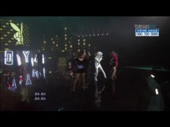 G-Dragon & TOP ft Park Bom - Oh Yeah Inkigayo