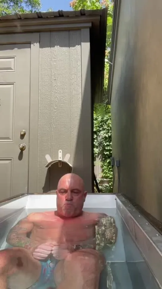 Joe Rogan 20 minutes in the ice bath