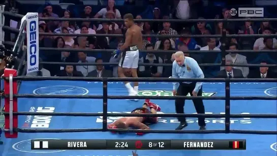 Michel Rivera - Jon Fernandez: Rivera with a devastating KO