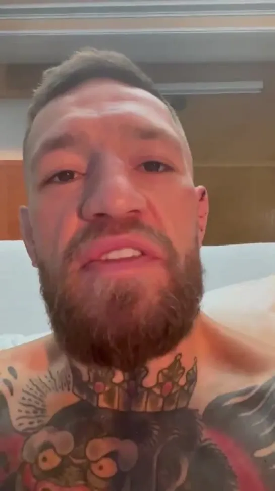 Conor McGregor: "Onwards and upwards we go ☘️"