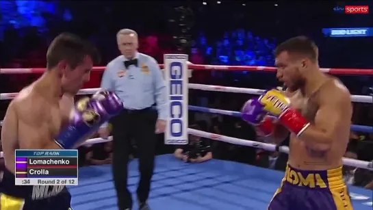 Vasiliy Lomachenko stops Anthony Crolla in 4th