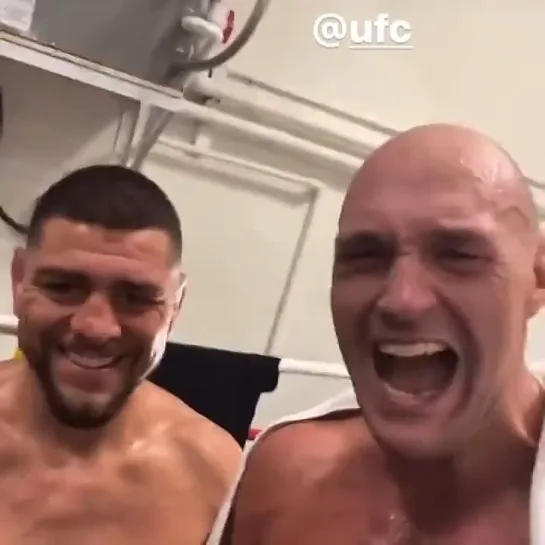 Tyson Fury training MMA with Nick Diaz overnight…