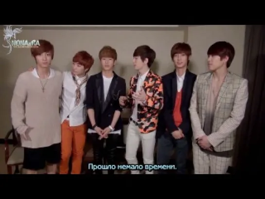 [RUS SUB: INTERVIEW][24.04.13] BOYFRIEND @ Jo Twins Birthday + 700 days with BOYFRIEND